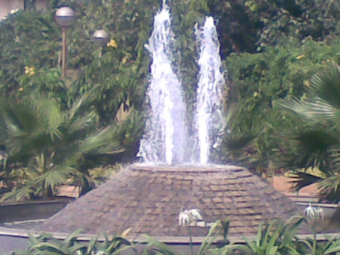 outdoor fountain